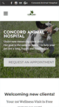 Mobile Screenshot of concordanimalhospital.com